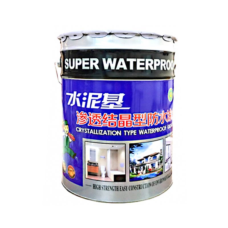 Cement-based permeable crystalline waterproof coating